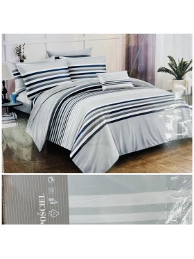 Komplet pościeli 100% satyna - bawełna 3 Częściowy Rozmiar : 160/200cm, Paczka 5 szt MIX