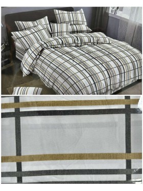 Komplet pościeli 100% satyna - bawełna 3 Częściowy Rozmiar : 160/200cm, Paczka 5 szt MIX