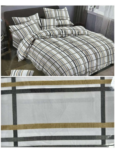 Komplet pościeli 100% satyna - bawełna 3 Częściowy Rozmiar : 160/200cm, Paczka 5 szt MIX