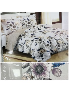 Komplet pościeli 100% satyna - bawełna 3 Częściowy Rozmiar : 160/200cm, Paczka 5 szt MIX
