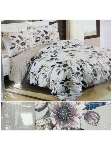 Komplet pościeli 100% satyna - bawełna 3 Częściowy Rozmiar : 160/200cm, Paczka 5 szt MIX