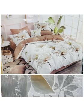 Komplet pościeli 100% satyna - bawełna 3 Częściowy Rozmiar : 160/200cm, Paczka 5 szt MIX
