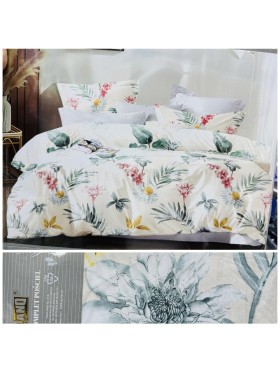 Komplet pościeli 100% satyna - bawełna 3 Częściowy Rozmiar : 160/200cm, Paczka 5 szt MIX