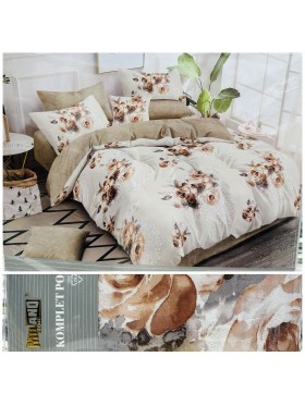 Komplet pościeli 100% satyna - bawełna 3 Częściowy Rozmiar : 160/200cm, Paczka 5 szt MIX