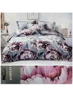 Komplet pościeli 100% satyna - bawełna 3 Częściowy Rozmiar : 160/200cm, Paczka 5 szt MIX