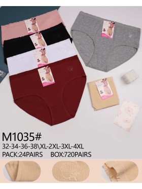 Majtki damskie, size xl-4xl paczka 24szt ,mix kolor