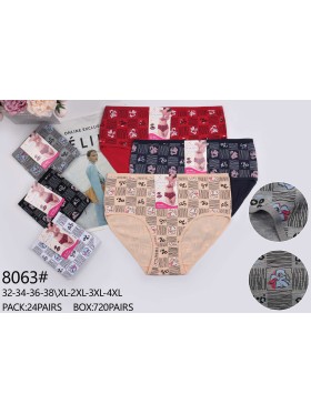 Majtki damskie, size xl-4xl paczka 24szt ,mix kolor