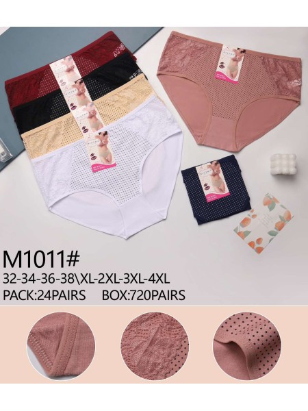 Majtki damskie, size xl-4xl paczka 24szt ,mix kolor