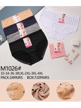 Majtki damskie, size xl-4xl paczka 24szt ,mix kolor