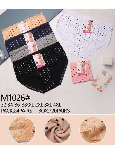 Majtki damskie, size xl-4xl paczka 24szt ,mix kolor