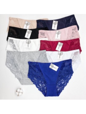 Majtki damskie, size 2xl-4xl paczka 24szt ,mix kolor
