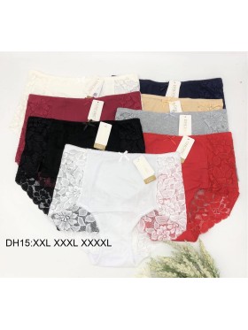 Majtki damskie, size 2xl-4xl paczka 24szt ,mix kolor