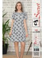 Koszule nocne damskie tureckie, size m-2xl, paczka 12szt,1kolor