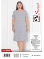 Koszule nocne damskie tureckie, size l-4xl, paczka 12szt,1kolor