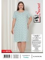 Koszule nocne damskie tureckie, size l-4xl, paczka 12szt,1kolor