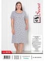 Koszule nocne damskie tureckie, size l-4xl, paczka 12szt,1kolor