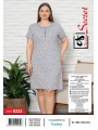 Koszule nocne damskie tureckie, size l-4xl, paczka 12szt,1kolor