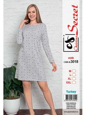 Koszule nocne damskie tureckie, size m-2xl, paczka 12szt,1kolor