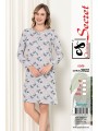 Koszule nocne damskie tureckie, size m-2xl, paczka 12szt,1kolor