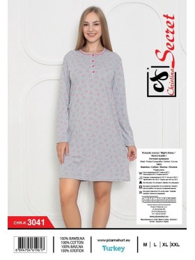 Koszule nocne damskie tureckie, size m-2xl, paczka 12szt,1kolor