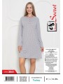 Koszule nocne damskie tureckie, size m-2xl, paczka 12szt,1kolor
