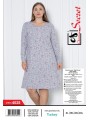 Koszule nocne damskie tureckie, size l-4xl, paczka 12szt,1kolor