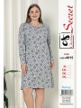 Koszule nocne damskie tureckie, size l-4xl, paczka 12szt,1kolor