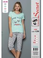 Piżama damskie tureckie, size m-2xl, paczka 12szt,mix kolor