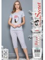 Piżama damskie tureckie, size m-2xl, paczka 12szt,mix kolor