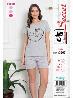 Piżama damskie tureckie, size m-2xl, paczka 12szt,mix kolor