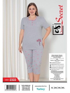 Piżama damskie tureckie, size l-4xl, paczka 12szt,1kolor