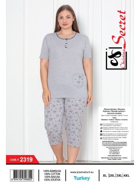Piżama damskie tureckie, size l-4xl, paczka 12szt,1kolor