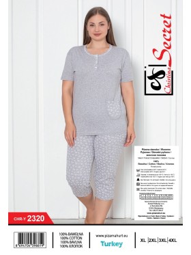 Piżama damskie tureckie, size l-4xl, paczka 12szt,1kolor