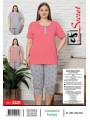 Piżama damskie tureckie, size l-4xl, paczka 12szt,mix kolor