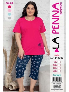 Piżama damskie tureckie, size l-4xl, paczka 12szt,mix kolor