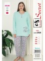Piżama damskie tureckie, size l-4xl, paczka 12szt,mix kolor