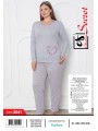 Piżama damskie tureckie, size l-4xl, paczka 12szt,1kolor