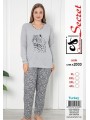 Piżama damskie tureckie, size l-4xl, paczka 12szt,1kolor