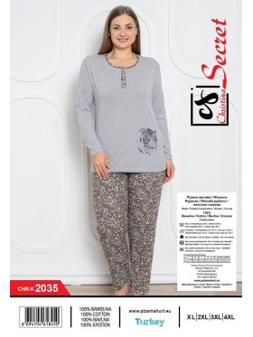 Piżama damskie tureckie, size l-4xl, paczka 12szt,1kolor