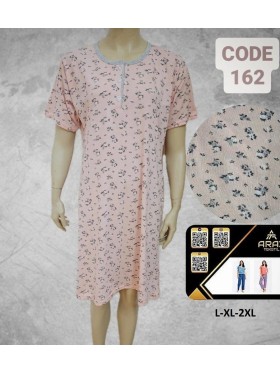 Koszule nocne damskie tureckie, size 2xl-5xl, paczka 12szt,mix kolor