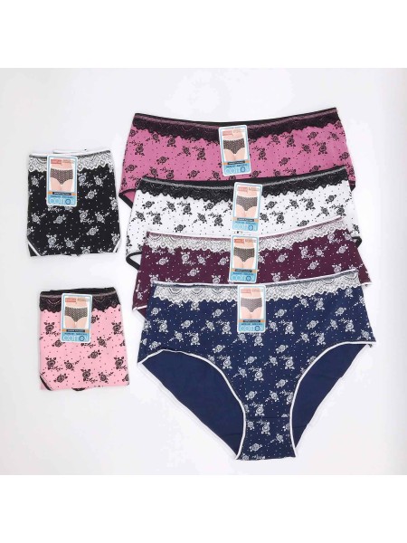 Majtki damskie, size xl-3xl paczka 24szt ,mix kolor