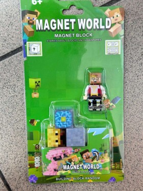 ZABAWKI MAGNET WORLD . 12 SZT / PACZKA, KOLOR JAK NA ZDZIĘCIU