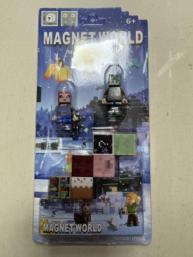 ZABAWKI MAGNET WORLD . 12 SZT / PACZKA, KOLOR JAK NA ZDZIĘCIU