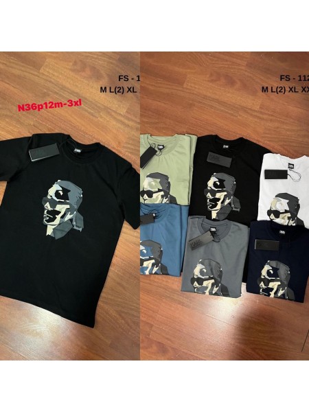 Bluzki MĘSKA , size M-3XL, paczka 12szt, mix kolor