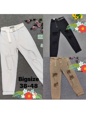Jeansy damskie ,size 38-48,paczka 12szt ,1 kolor