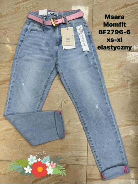 Jeansy damskie M'sara,size xs-xl,paczka 12szt ,