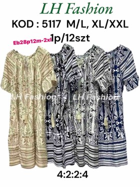 Sukienki damskie , size M-2XL, paczka 12szt, mix kolor