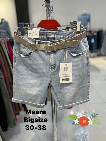 Spodenki jeansowe damskie M'sara,size 30-38,paczka 10szt ,