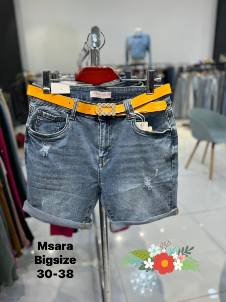 Spodenki jeansowe damskie M'sara,size 30-38,paczka 10szt ,