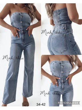 Kombinezony  Jeansowy damski ,size 34-42,paczka 10szt ,